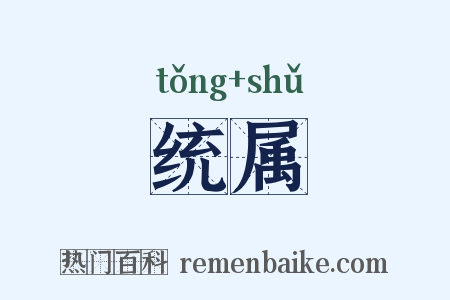 统属是什么意思的图片